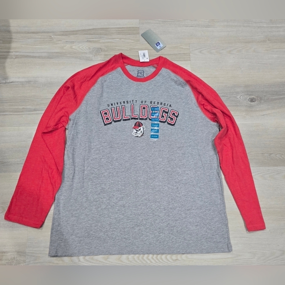 Knights Apparel ProEdge NCAA University Of Gorgia Bull Dogs BaseBall Long Sleeve